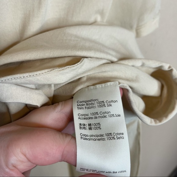 3.1 Phillip Lim Safety Pin Grommet Collar Silk Blend Blouse Size Large - Picture 6 of 8